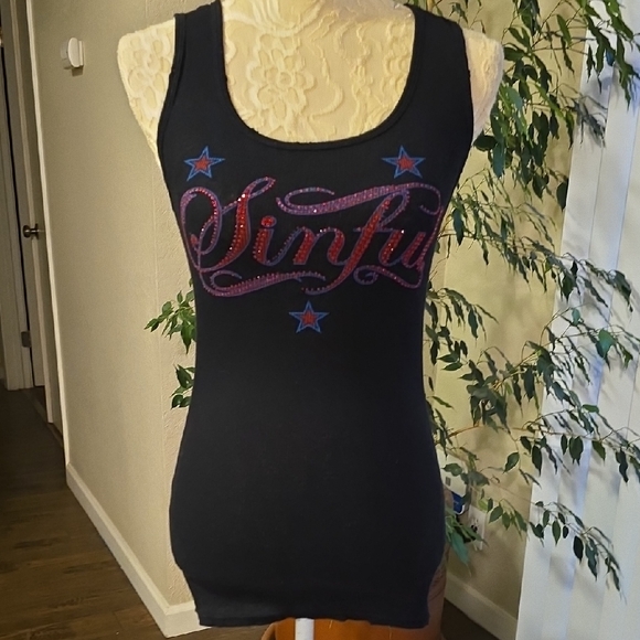 Sinfull Tops - SINFULL Bling Tank